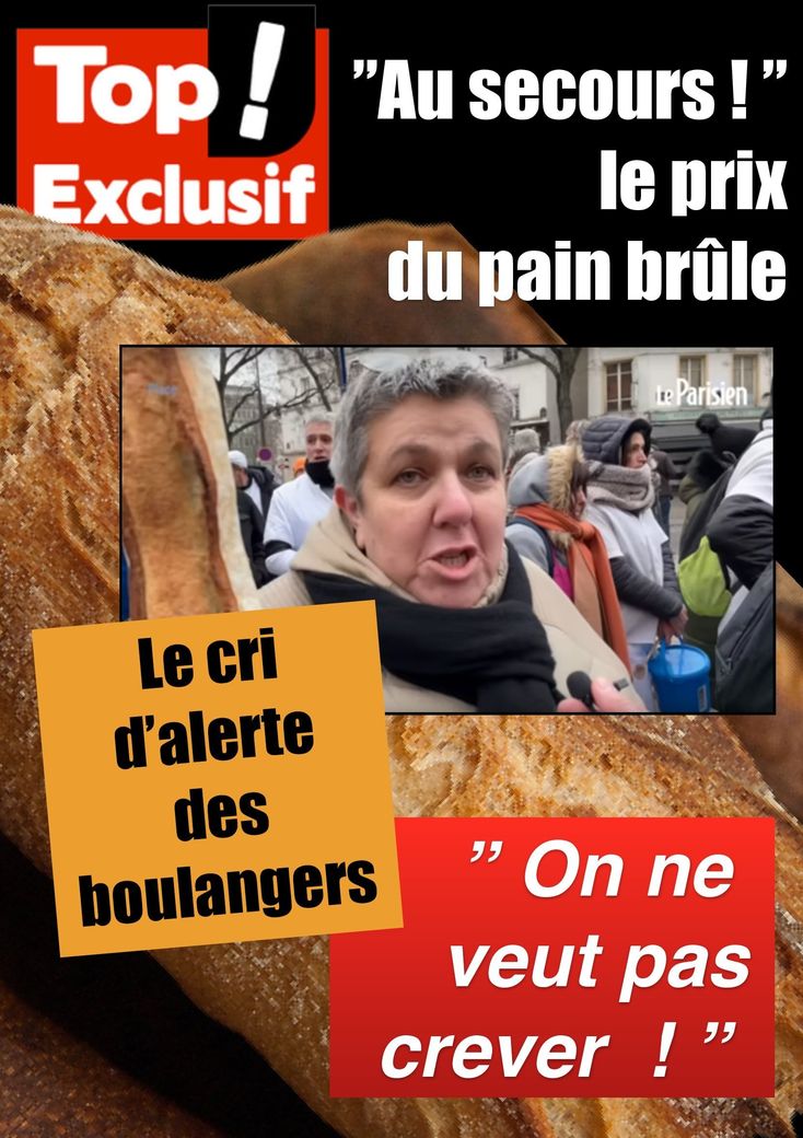 La grande colère des boulangers de France