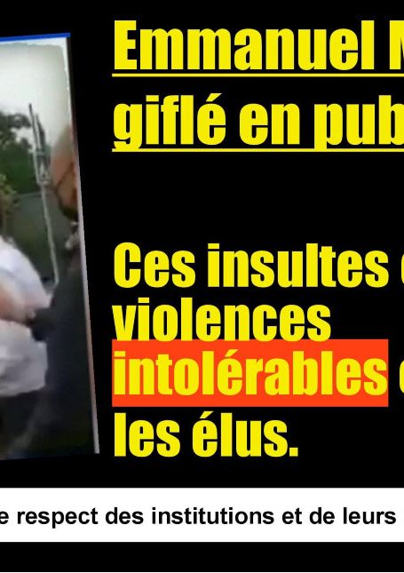 Image : Macron giflé !
