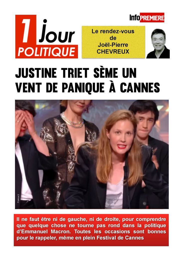 Justine Triet sème un vent de panique à Cannes
