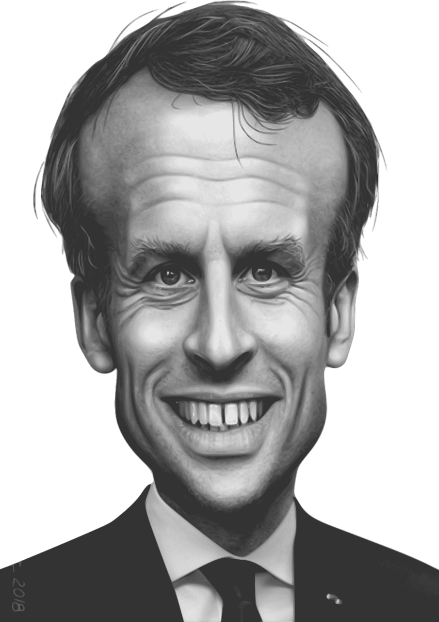 image : dessin de Emmanuel Macron